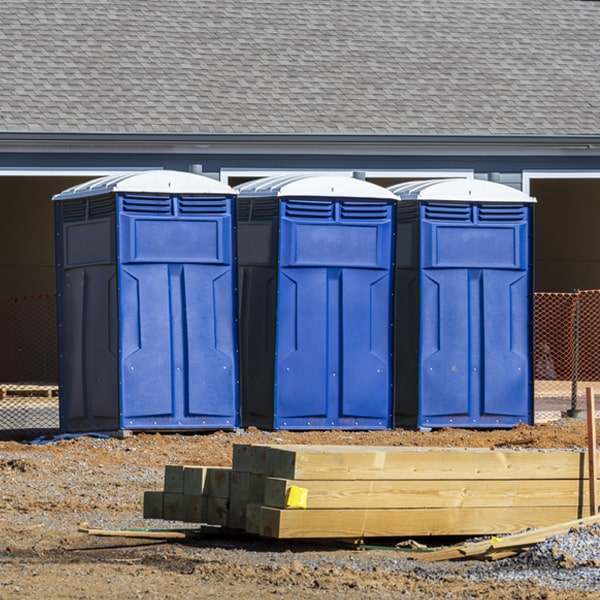 is there a specific order in which to place multiple porta potties in Atascadero CA